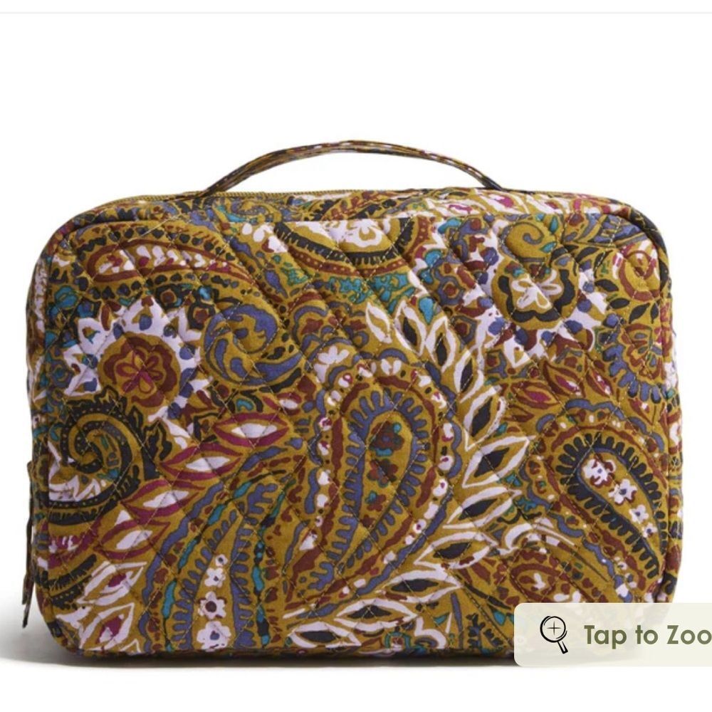 Vera Bradley Outlet Essential Lay Flat Travel Organizer in Buta Spray NWT